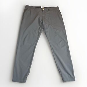 Primo Golf Pants Mens 38 Tall Gray Technical Stretch Jogger  Ankle Cuff Tapered